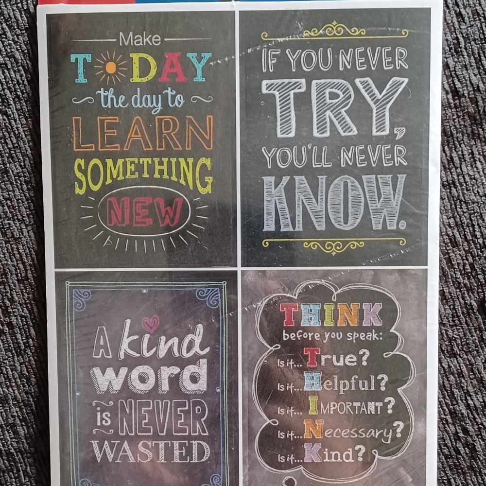 Inspire U Chalk It Up Stickers (NWT)